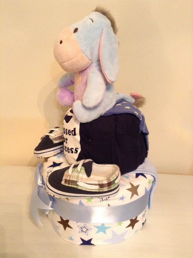 Eeyore Dressed For Success Boy Diaper Cake 2