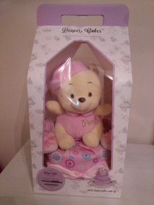 Single Tier Diaper Cake Baby Girl Single Tier Diaper Cake Girl 1