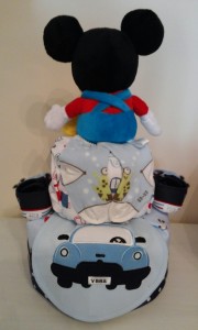 Two Tier Diaper Cake Baby Gift for Baby Donovan Donovan Diaper Cake Baby Boy 2