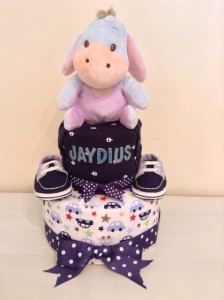 Eeyore Diaper Cake Baby Boy Jaydius 1