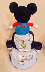 Mickey Mouse Baby Boy Diaper Cake Baby Gift 2