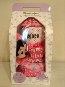 Renee Baby Girl three-tier Diaper Cake 3