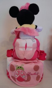 Two Tier Minnie Diaper Cake Collette 2