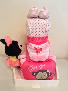 Baby Nuhaa Minnie Mouse 3 Tier Diaper Cake 2