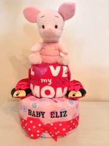 Diaper Cake Baby Gift Girl Eliz 1