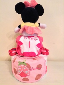 Diaper Cake Baby Gift Girl Nikki 2