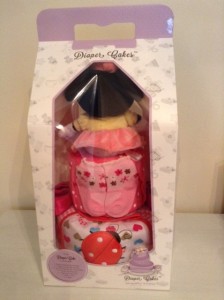 Minnie Mouse Baby Girl 2 Tier Diaper Cake 4