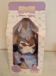 2 Tier Eeyore Baby Boy Liam Diaper Cake 2