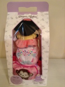 2 Tier Minnie Diaper Cake Baby Gift Giselle 4