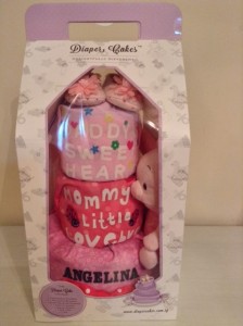 3 Tier Diaper Cake Baby Gift Hamper Angelina 3