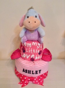 Creative Baby Gift Girl Diaper Cake Ashley 1