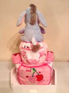 Eeyore 2 Tier Elzann Diaper Cake Baby Gift 2
