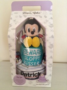 Mickey Mouse Patrick 2 Tier Diaper Cake Baby Gift 4