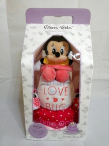 2-Tier- MinnieMouse-Diaper Cake-Baby Gifts Singapore- Girl 3