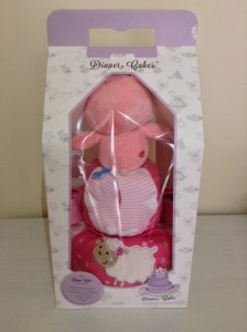 2-Tier Rainbow Care Bear Diaper Cake Baby Ava