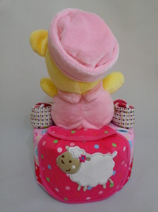 1-Tier- Winnie-The-Pooh-Diaper Cake-Baby Gifts Singapore- Girl-Hannah-2