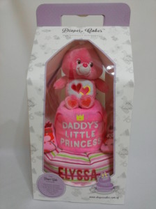2 Tier -DiaperCakesSingapore-BabyGifts-LoveCareBear-Girl 3