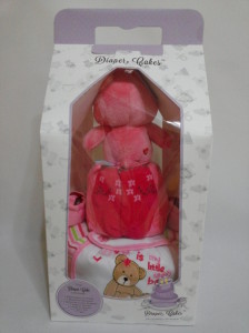 2 Tier -DiaperCakesSingapore-BabyGifts-LoveCareBear-Girl 4