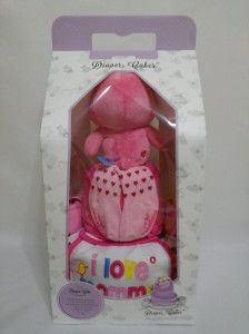 2 Tier -DiaperCakesSingapore-BabyGifts-LoveCareBear-Girl 4