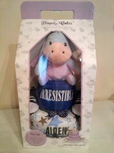 2-Tier- Eeyore-Diaper Cake-Baby Gifts Singapore- Boy 8