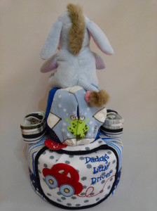 2-Tier- Eeyore-Diaper Cake-Baby Gifts Singapore- Boy-Lyam-2