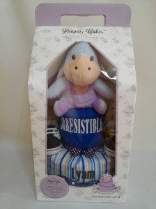 2-Tier- Eeyore-Diaper Cake-Baby Gifts Singapore- Boy-Lyam-3