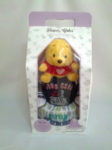 2-Tier- Winnie-The-Pooh-Diaper Cake-Baby Gifts Singapore- Boy-Rayyan-3