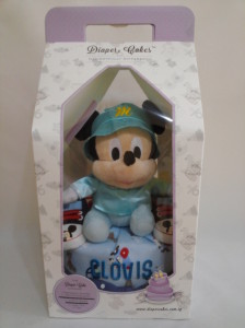 1 Tier -DiaperCakesSingapore-BabyGifts-MickeyMouse-Boy-Clovis- 3