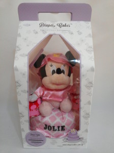 1 Tier -DiaperCakesSingapore-BabyGifts-MinnieMouse-Girl-Jolie-3
