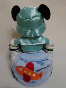1Tier -DiaperCakesSingapore-BabyGifts-MickeyMouse-Boy-Caleb-2
