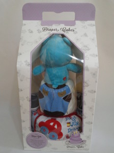 2-Tier-Blue-Care-Bear-Diaper Cake-Baby Gifts Singapore- Boy-Rory-4
