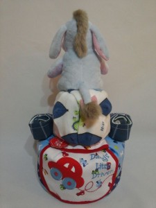 2-Tier-Eeyore-Diaper Cake-BabyGifts Singapore-Boy-Jiahao-2