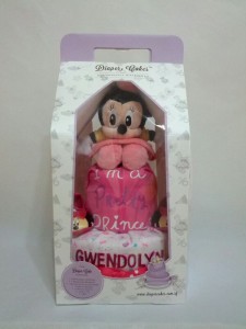 2-Tier-Minnie-Mouse-Diaper Cake-Baby Gifts Singapore- Girl-Gwendolyn-3