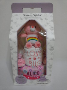 2-Tier-Rainbow-Care-Bear-Diaper Cake-Baby Gifts Singapore- Girl-Alice-3