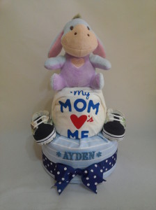 2Tier -DiaperCakesSingapore-BabyGifts-Eeyore-Boy-Ayden-1