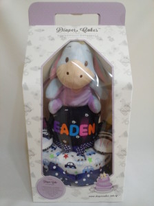 2Tier -DiaperCakesSingapore-BabyGifts-Eeyore-Boy-Eaden-3