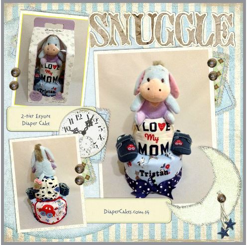 2Tier -DiaperCakesSingapore-BabyGifts-Eeyore-Boy-Tristan-5