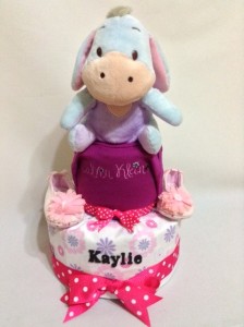 2Tier -DiaperCakesSingapore-BabyGifts-Eeyore-Kaylie-Girl-1