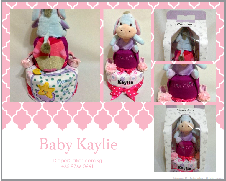 2Tier -DiaperCakesSingapore-BabyGifts-Eeyore-Kaylie-Girl-5