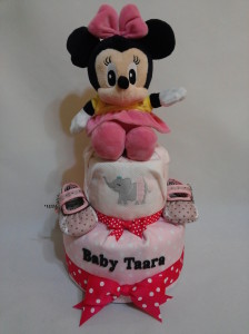 2Tier -DiaperCakesSingapore-BabyGifts-MinnieMouse-Girl-Taara-1