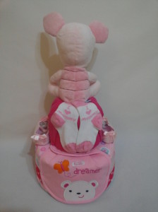 2Tier -DiaperCakesSingapore-BabyGifts-Piglet-Girl-2