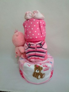 3-Tier-Rainbow-Care-Bear-Diaper Cake-Baby Gifts Singapore- Girl-Ishana-2