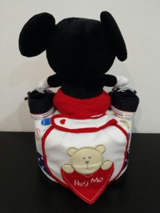 1Tier -DiaperCakesSingapore-BabyGifts-Mickey-Boy-Xander-2