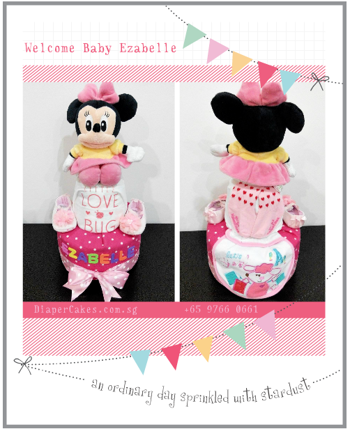 2 Tier -DiaperCakesSingapore-BabyGifts-Minnie-Girl-Ezabelle-5