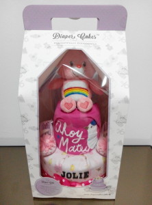 2 Tier -DiaperCakesSingapore-BabyGifts-RainbowCareBear-Girl-Jolie-3