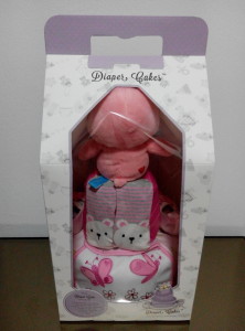 2 Tier -DiaperCakesSingapore-BabyGifts-RainbowCareBear-Girl-Jolie-4