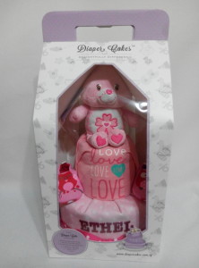 2Tier-DiaperCakesSingapore-BabyGifts-CareBear-Girl-Ethel-3