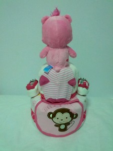 2Tier-DiaperCakesSingapore-BabyGifts-WonderBear-Girl-Claire-2
