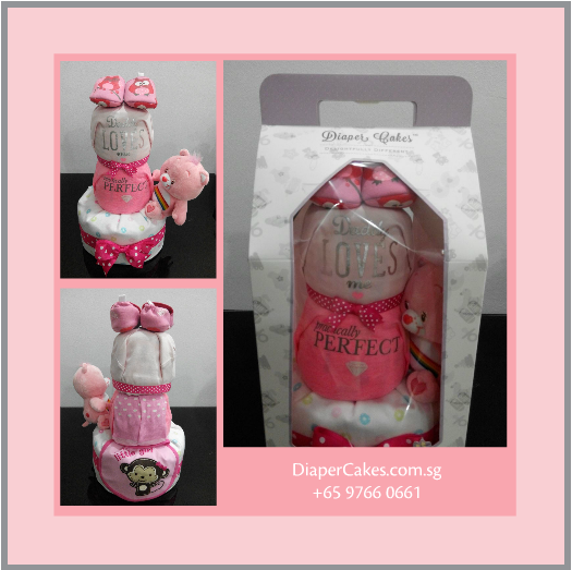 3 Tier -DiaperCakesSingapore-BabyGifts-RainbowCareBear-Girl-5