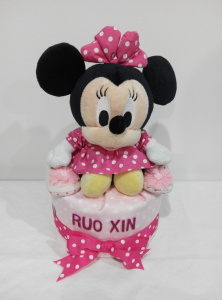 1Tier-DiaperCakesSingapore-BabyGifts-Girl-Minnie-RuoXin-1